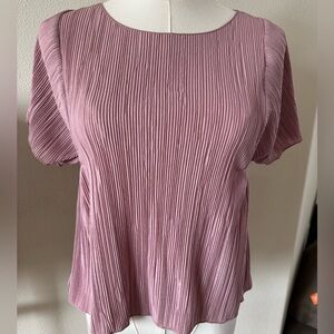 Madewell Crinkle Top Dusty Rose XXS